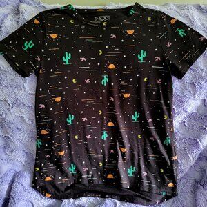 Colorful cactus graphic tee